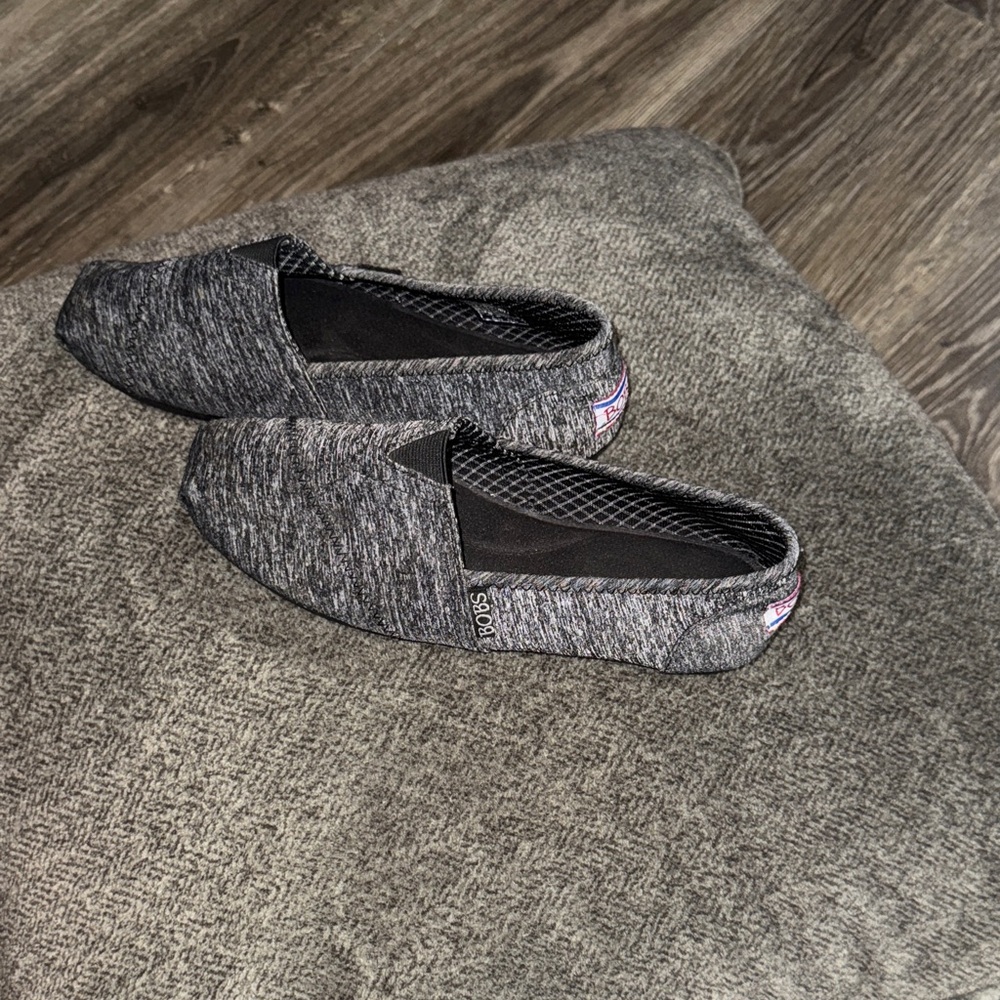 Skechers BOBs Dark Gray Slip-On Shoes